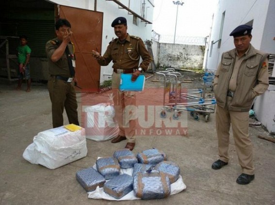 Agartala Airport : Ganja recovered from Air India 
